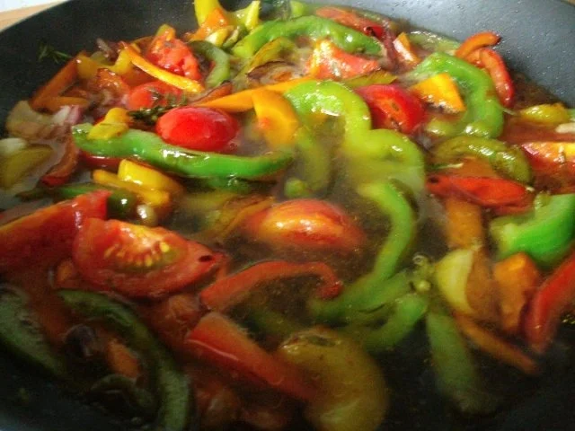 Minutensteaks mit Paprikagemüse - Rezept - Bild Nr. 7