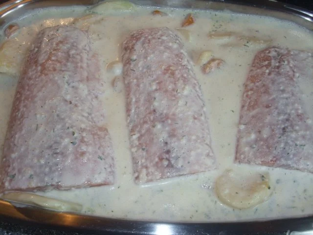 Rezept: Lachsfilet auf Kartoffel-Karotten Gratin Bild Nr. 3 Lachsfilet auf Kartoffel-Karotten Gratin - Rezept - Bild Nr. 3