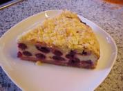 Rahm-Kirsch-Krümmelkuchen - Rezept
