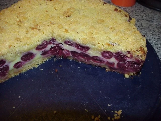 Rahm-Kirsch-Krümmelkuchen - Rezept - Bild Nr. 2