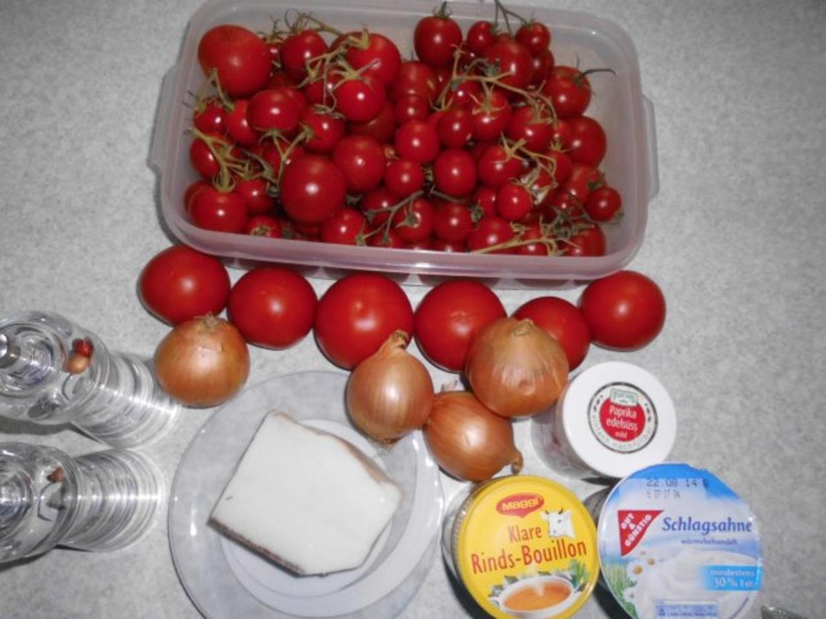 Suppen: einfache Tomatensuppe - Rezept