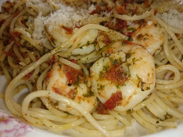 Spagetti mit Garnelen - Rezept - Bild Nr. 3