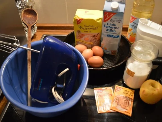 Apfelpfannkuchen - Rezept