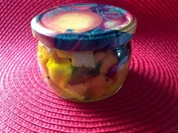 Rezept: Eingelegter Kürbis mit Käse Eingelegter Kürbis mit Käse - Rezept