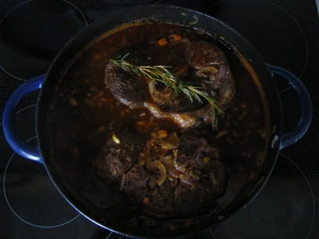 Fleisch: Geschmorte Rinderbeinscheibe - Rezept - Bild Nr. 2