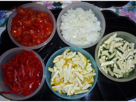 Hackfleisch-Gemüse-Pfanne mit Spaghetti - Rezept - Bild Nr. 4