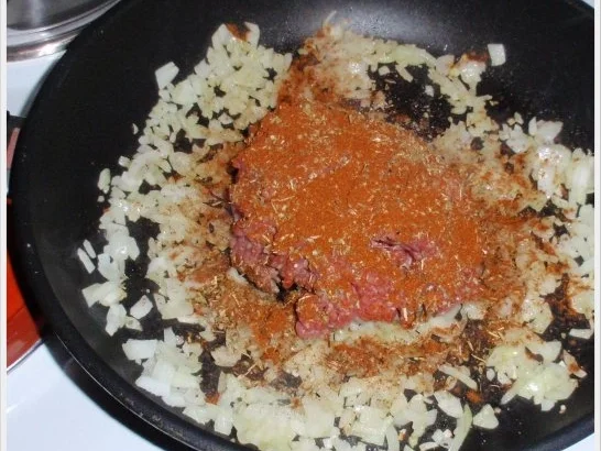 Hackfleisch-Gemüse-Pfanne mit Spaghetti - Rezept - Bild Nr. 6