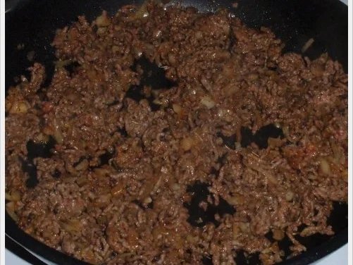 Hackfleisch-Gemüse-Pfanne mit Spaghetti - Rezept - Bild Nr. 7