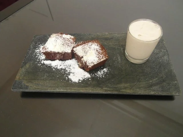 Rezept: Schokokuchen mit Vanilleeis Whiskey Flavoured Schokokuchen mit Vanilleeis Whiskey Flavoured - Rezept