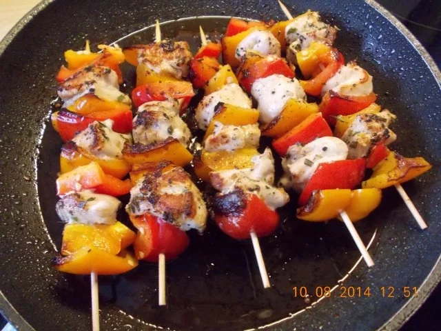 Rezept: Paprika Hähnchenspieße Bild Nr. 2 Paprika Hähnchenspieße - Rezept - Bild Nr. 2
