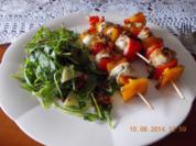 Paprika Hähnchenspieße - Rezept