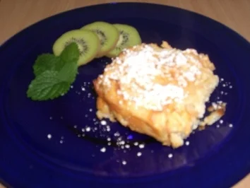 Reisauflauf mit Topfen und Äpfel - Rezept