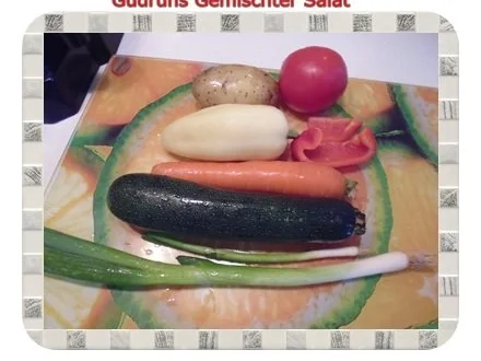 Salat: Gemischter Gemüse-Salat - Rezept - Bild Nr. 2