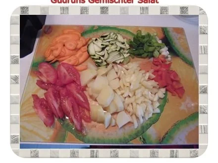 Salat: Gemischter Gemüse-Salat - Rezept - Bild Nr. 3