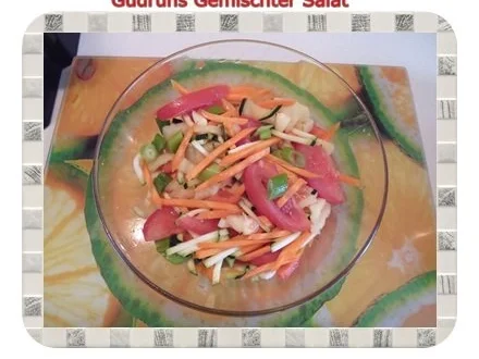 Salat: Gemischter Gemüse-Salat - Rezept - Bild Nr. 4