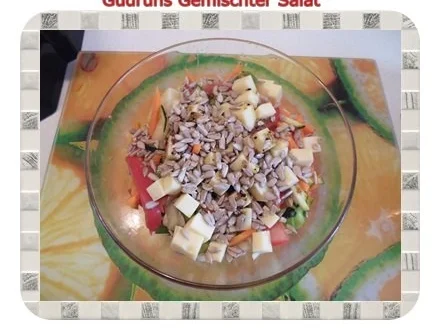 Salat: Gemischter Gemüse-Salat - Rezept - Bild Nr. 9
