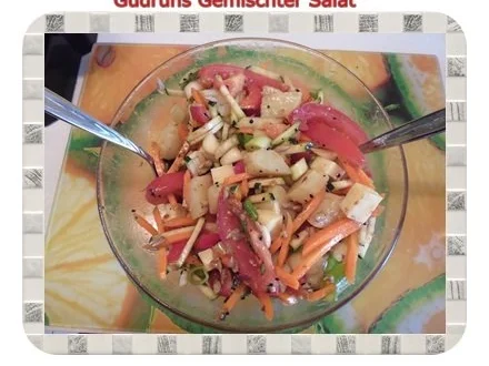 Salat: Gemischter Gemüse-Salat - Rezept - Bild Nr. 10