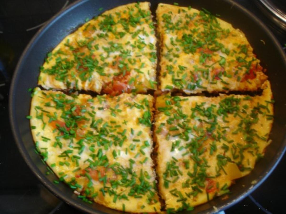 Pikantes Omelett mit Wachteleiern - Rezept - Bild Nr. 10
