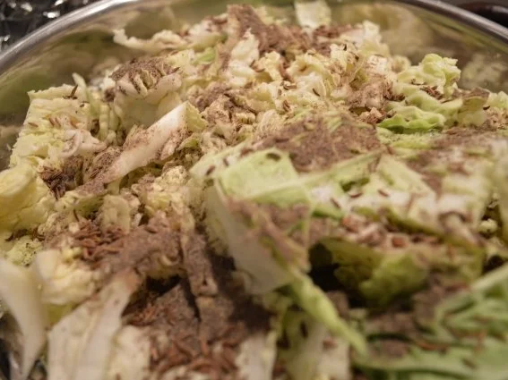 Rezept: Wirsingkohl auf Schweine- Rippchen Bild Nr. 3 Wirsingkohl auf Schweine- Rippchen - Rezept - Bild Nr. 3