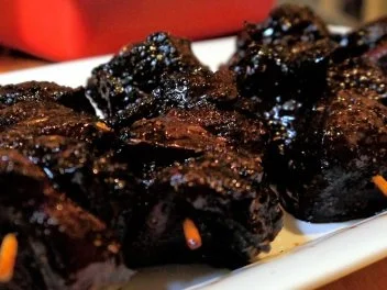 Rezept: Marinierte Hähnchenspiesse mit Erdnuss-Sauce Bild Nr. 7 Marinierte Hähnchenspiesse mit Erdnuss-Sauce - Rezept - Bild Nr. 7