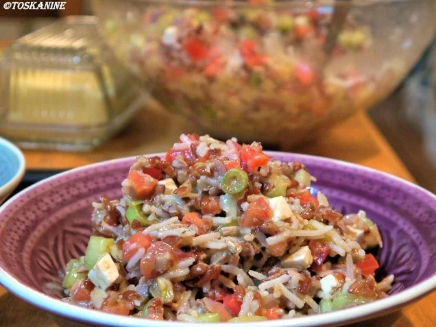 Reissalat mit Thunfisch, Ei und Ziegenkäse - Rezept - Bild Nr. 16