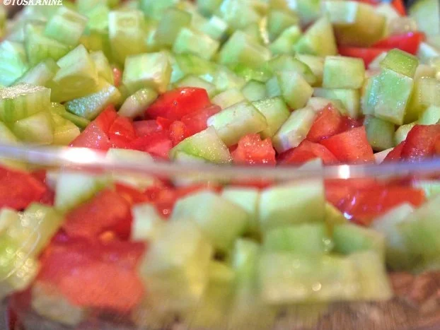 Reissalat mit Thunfisch, Ei und Ziegenkäse - Rezept - Bild Nr. 8