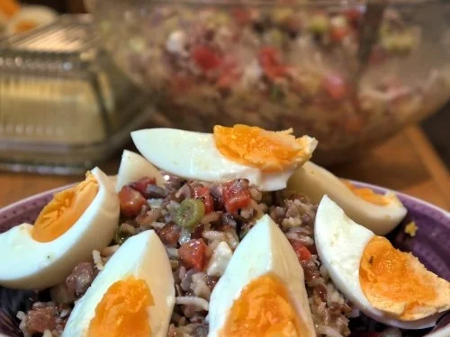 Reissalat mit Thunfisch, Ei und Ziegenkäse - Rezept - Bild Nr. 17