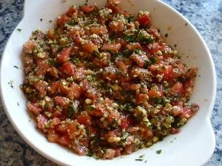 Pasta mit Tomaten-Mandel-Pesto - Rezept - Bild Nr. 3