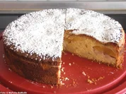 Pfirsichkuchen mit Mandelguß - Rezept