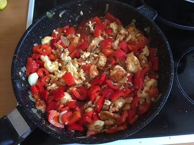 Halloumi-Paprika-Pfanne - Rezept