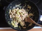 cremig-pikante Tofu-Zucchini-Pfanne - Rezept