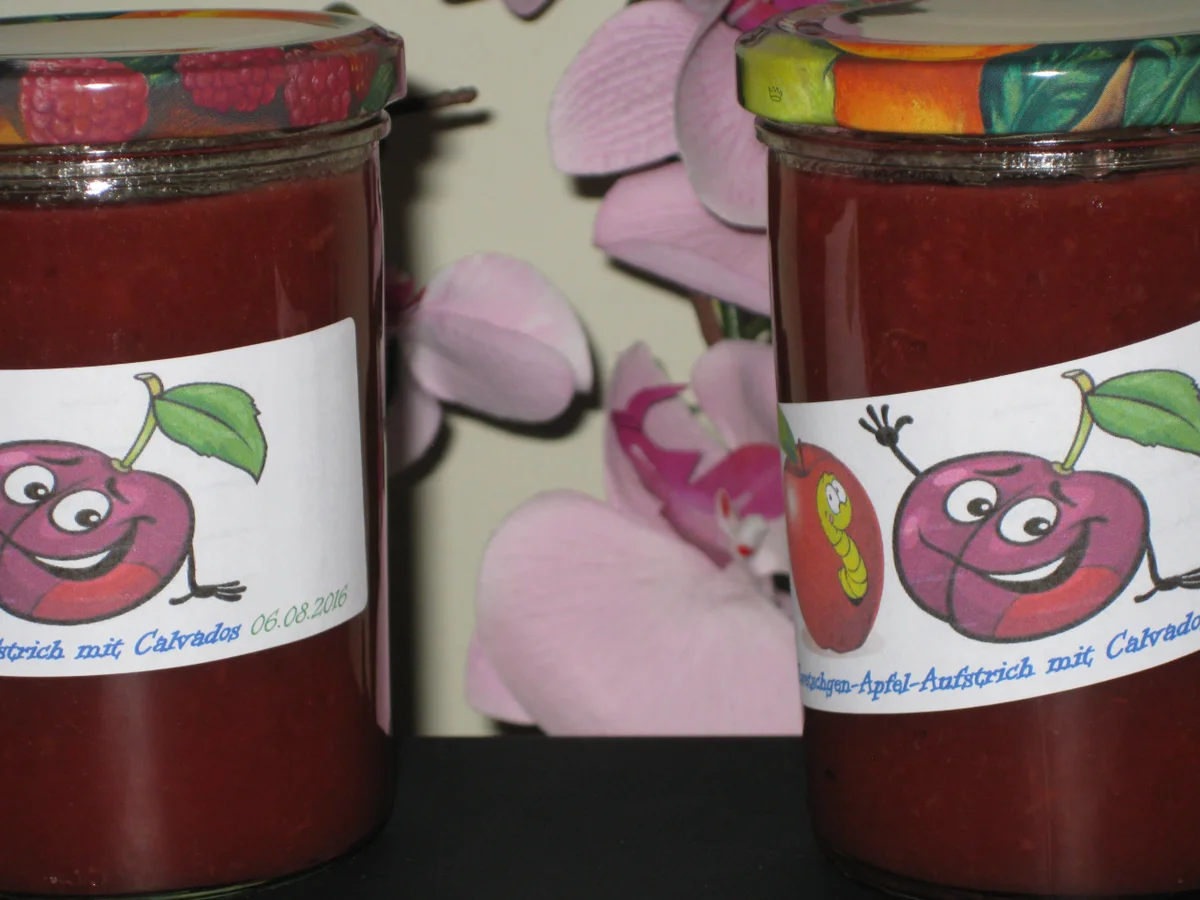 Rezept: Zwetschgen-Apfel-Aufstrich mit Calvados Bild Nr. 147 Zwetschgen-Apfel-Aufstrich mit Calvados - Rezept - Bild Nr. 147