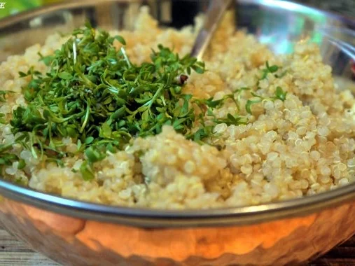 Gekühlte Tomatensuppe mit Quinoa-Mandel-Bällchen - Rezept - Bild Nr. 8