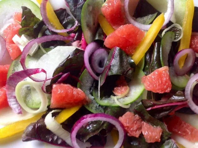 Rezept: Gebackener Pfirsich auf Salat Bild Nr. 8 Gebackener Pfirsich auf Salat - Rezept - Bild Nr. 8