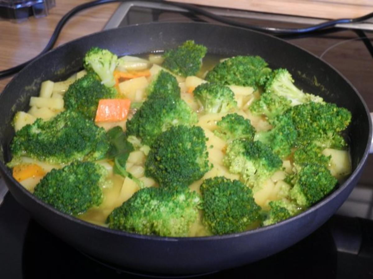Schonkost : Kürbis - Kartoffel - Brokkoli in Gemüsebrühe gekocht - Rezept - Bild Nr. 6