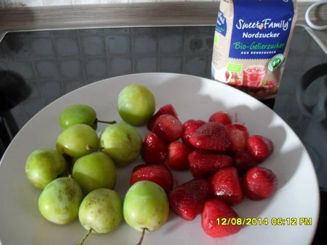 Gelbe Pflaumen-Erdbeer-Konfitüre - Rezept - Bild Nr. 2