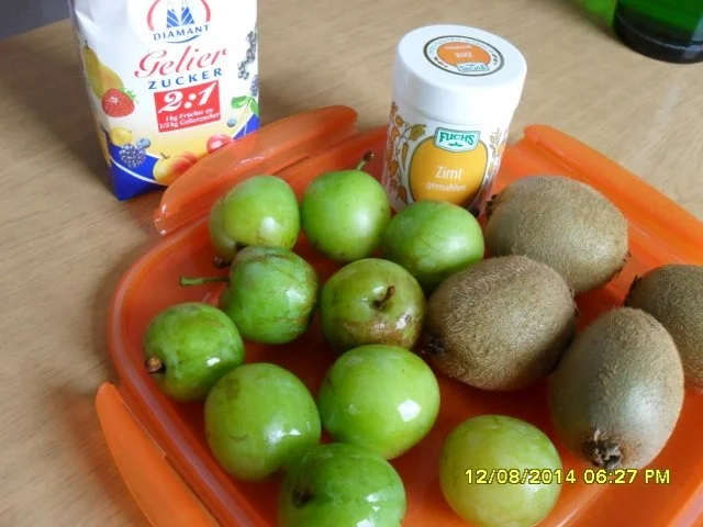 Kiwi-gelbe Pflaumen-Marmelade - Rezept - Bild Nr. 2