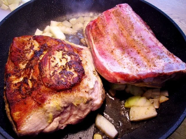 Rezept: Rippchen mit Riesling Bild Nr. 4 Rippchen mit Riesling - Rezept - Bild Nr. 4