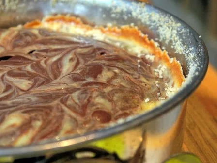 Rezept: Marmorierter Käsekuchen ohne Boden Bild Nr. 12 Marmorierter Käsekuchen ohne Boden - Rezept - Bild Nr. 12