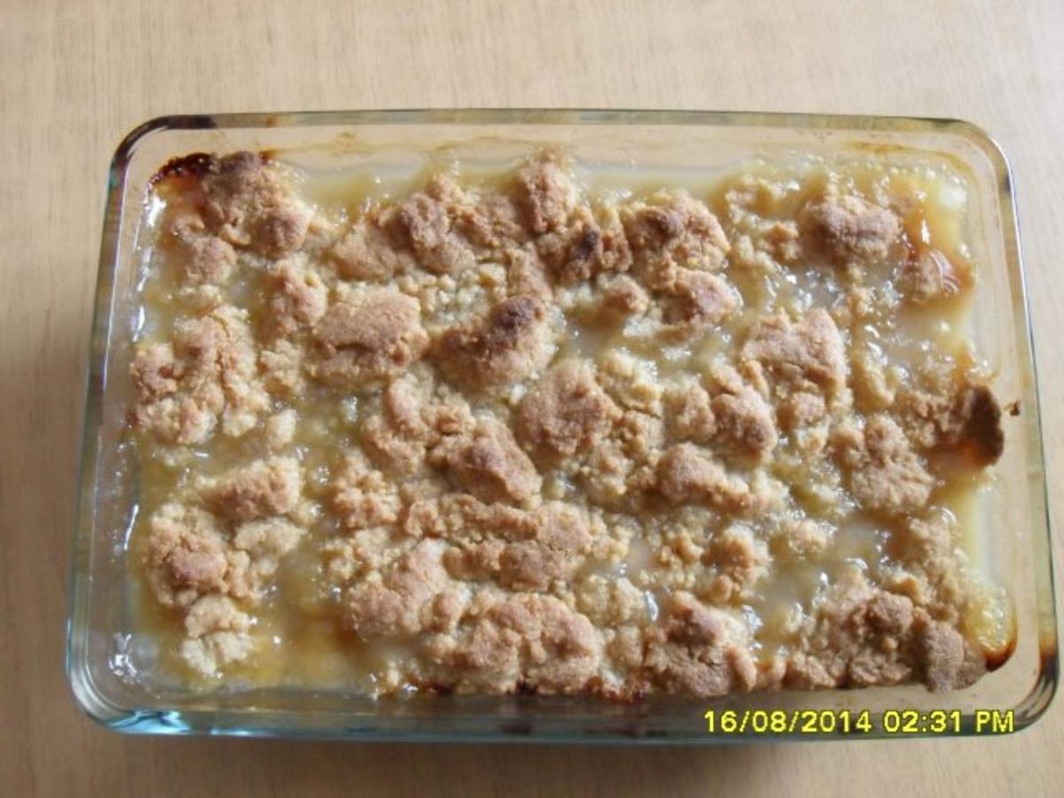 Pflaumen Crumble - Rezept