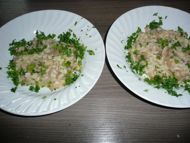 Risotto mit frischen Austernpilzen - Rezept