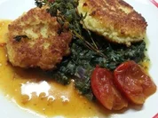 Hirsetaler mit Spinat und Tomaten - Rezept