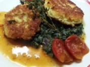 Hirsetaler mit Spinat und Tomaten - Rezept