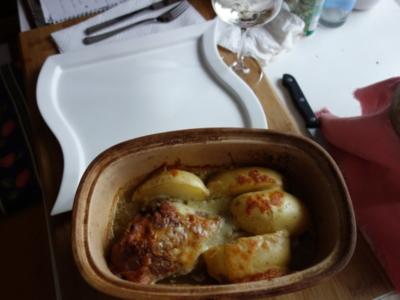Rezept: Truthahnkeule im Tontopf Truthahnkeule im Tontopf - Rezept
