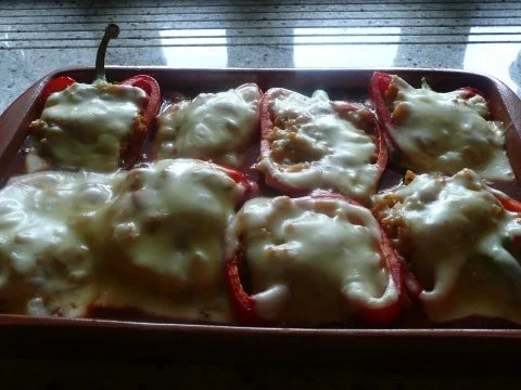 Gefüllte Paprika vegetarisch - Rezept - Bild Nr. 2