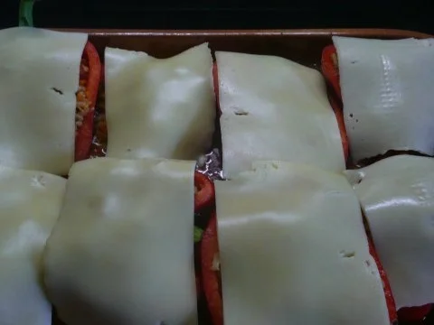 Gefüllte Paprika vegetarisch - Rezept - Bild Nr. 3