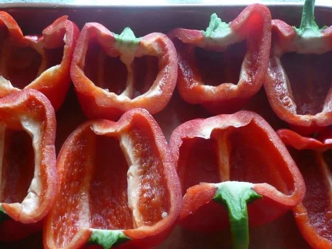 Gefüllte Paprika vegetarisch - Rezept - Bild Nr. 8