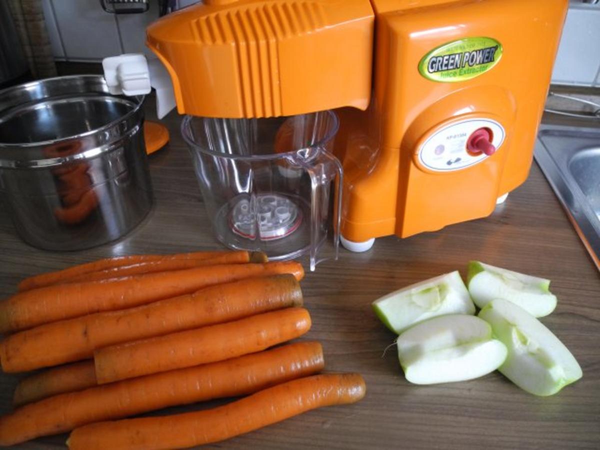 Selbstgepressten Karotten - Apfelsaft - Rezept - Bild Nr. 2