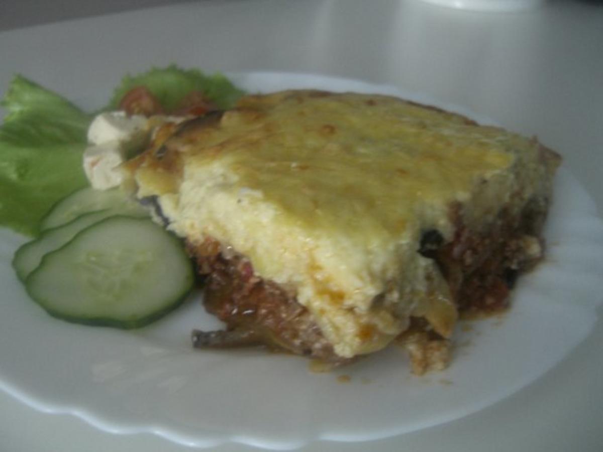 Bilder für Moussaka griechischer Auflauf mit Hack und Auberginen - Rezept