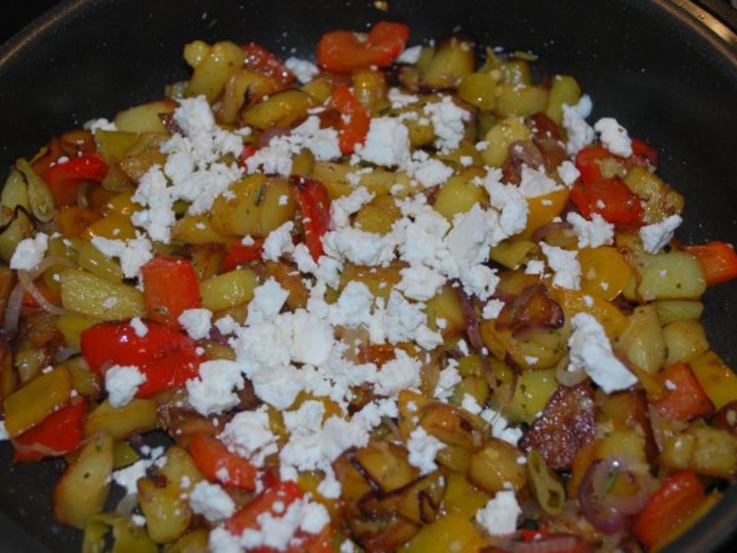 Bratkartoffel Pfanne griechische Art - schnell &amp; einfach - von Anni2000